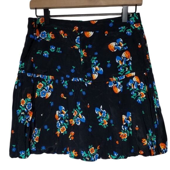 OPENING CEREMONY Womens Black & Multicolored Mini Bubble Skirt Pockets Size 4 - Picture 5 of 11